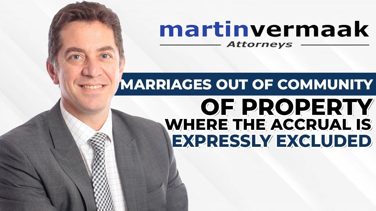 Marriage  in Community of Property